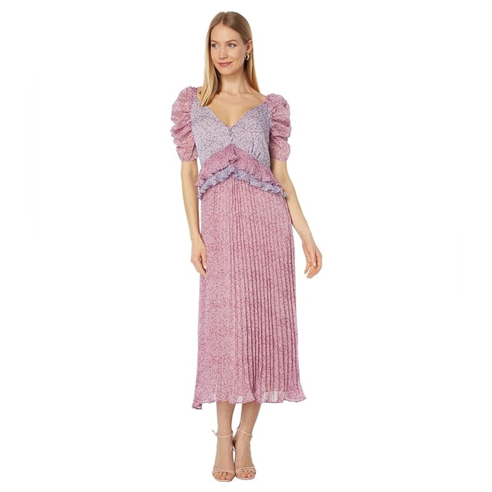 En Saison Lavender Midi Dress